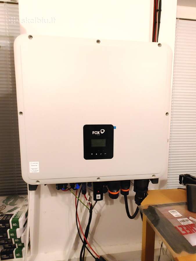 Parduodu 2 inverterius saulės elektrinei po 5 kw - nuotraukos Nr. 14