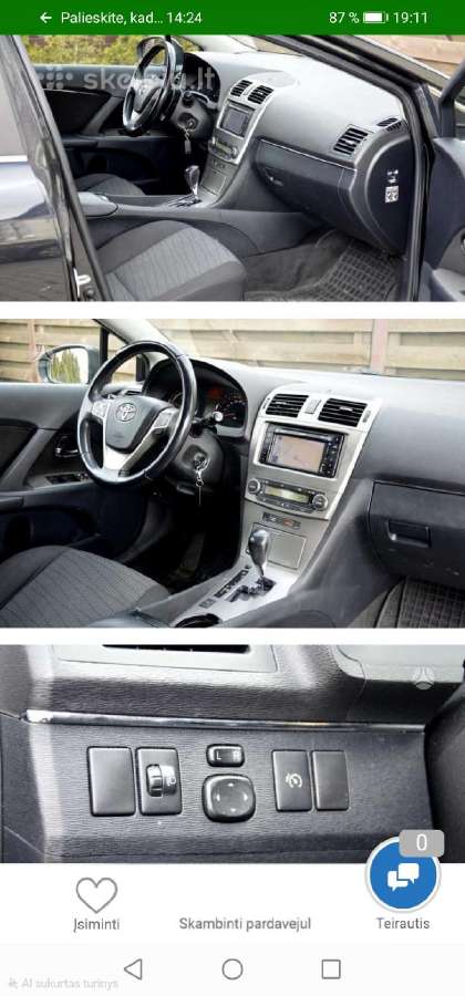Toyota Avensis T27 - nuotraukos Nr. 4