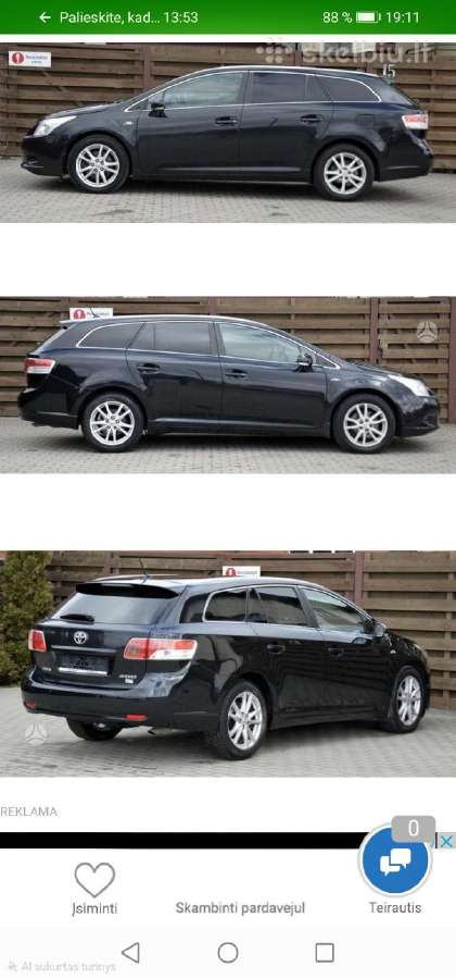 Toyota Avensis T27 - nuotraukos Nr. 9