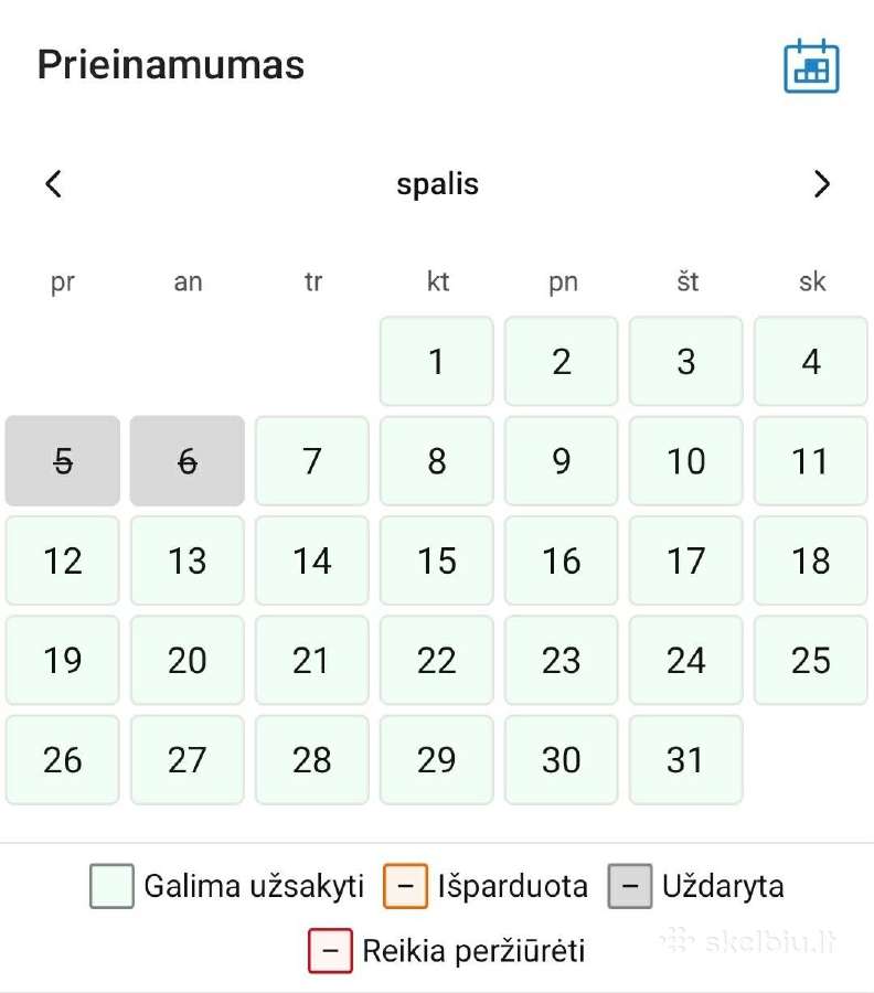 Apartamentai su privačiu baseinu Vydmantuose - nuotraukos Nr. 36