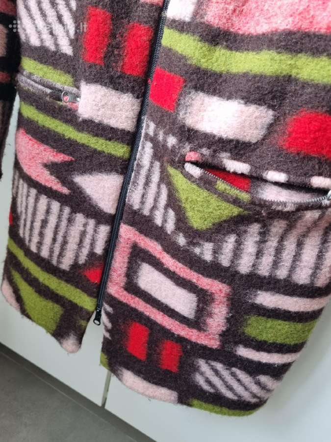 Margas, raštuotas paltas - nuotraukos Nr. 4