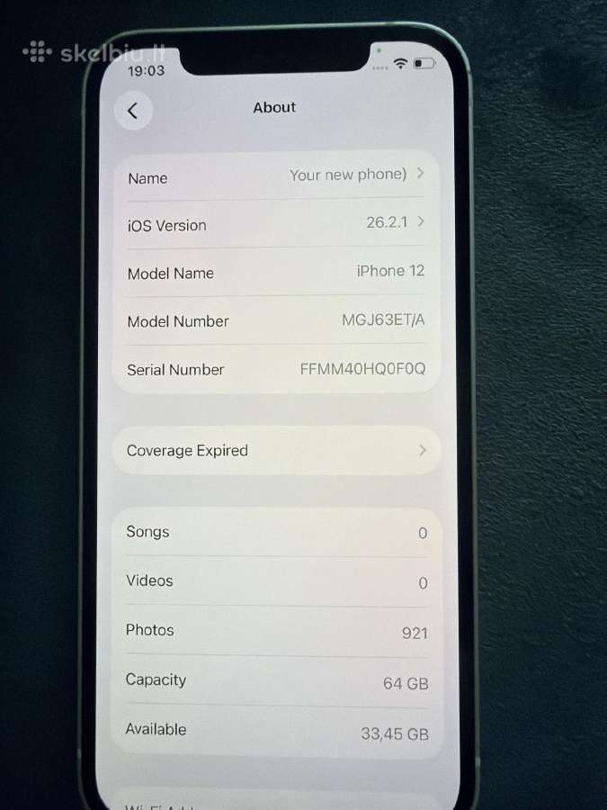 iPhone 12, 64gb - nuotraukos Nr. 4