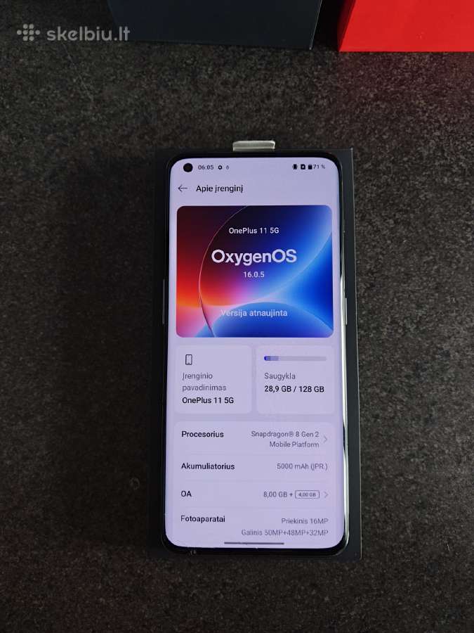 Oneplus 11 5G telefonas - nuotraukos Nr. 3