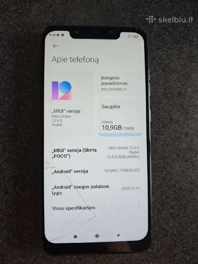 Xiaomi Pocophone F1 128gb - nuotraukos Nr. 4