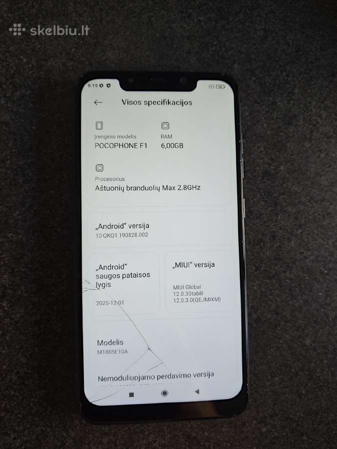 Xiaomi Pocophone F1 128gb - nuotraukos Nr. 5