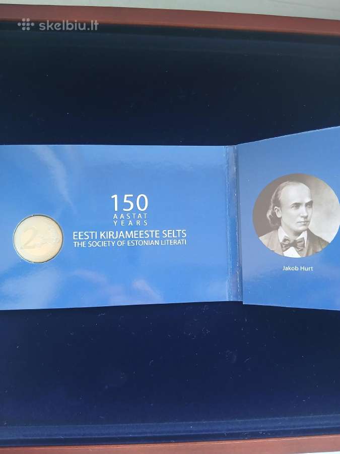 Estija 2 eur 150 Estonian literati - nuotraukos Nr. 2