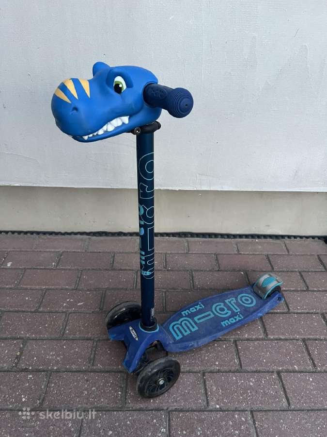 Paspirtukas Micro Maxi su Dino dekoracija - nuotraukos Nr. 2
