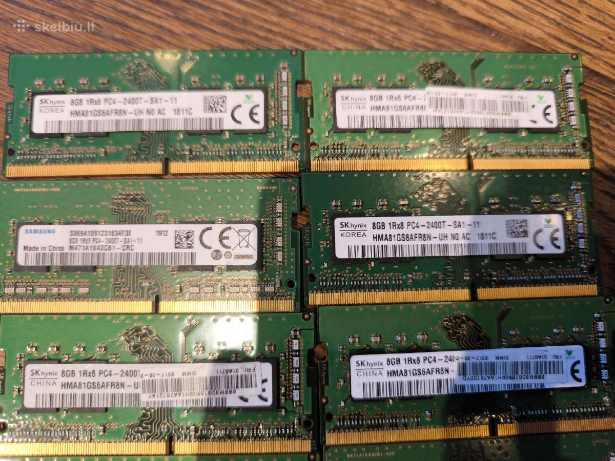 So-dimm ddr4 - ddr3 RAM /atmintis 8gb - nuotraukos Nr. 3
