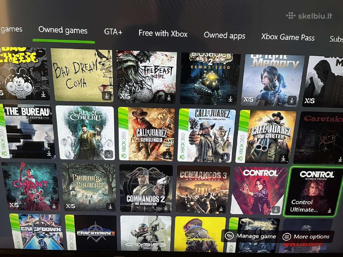 Xbox Series S su 2 pulteliais ir 200 žaidimų +Gta6 - nuotraukos Nr. 3