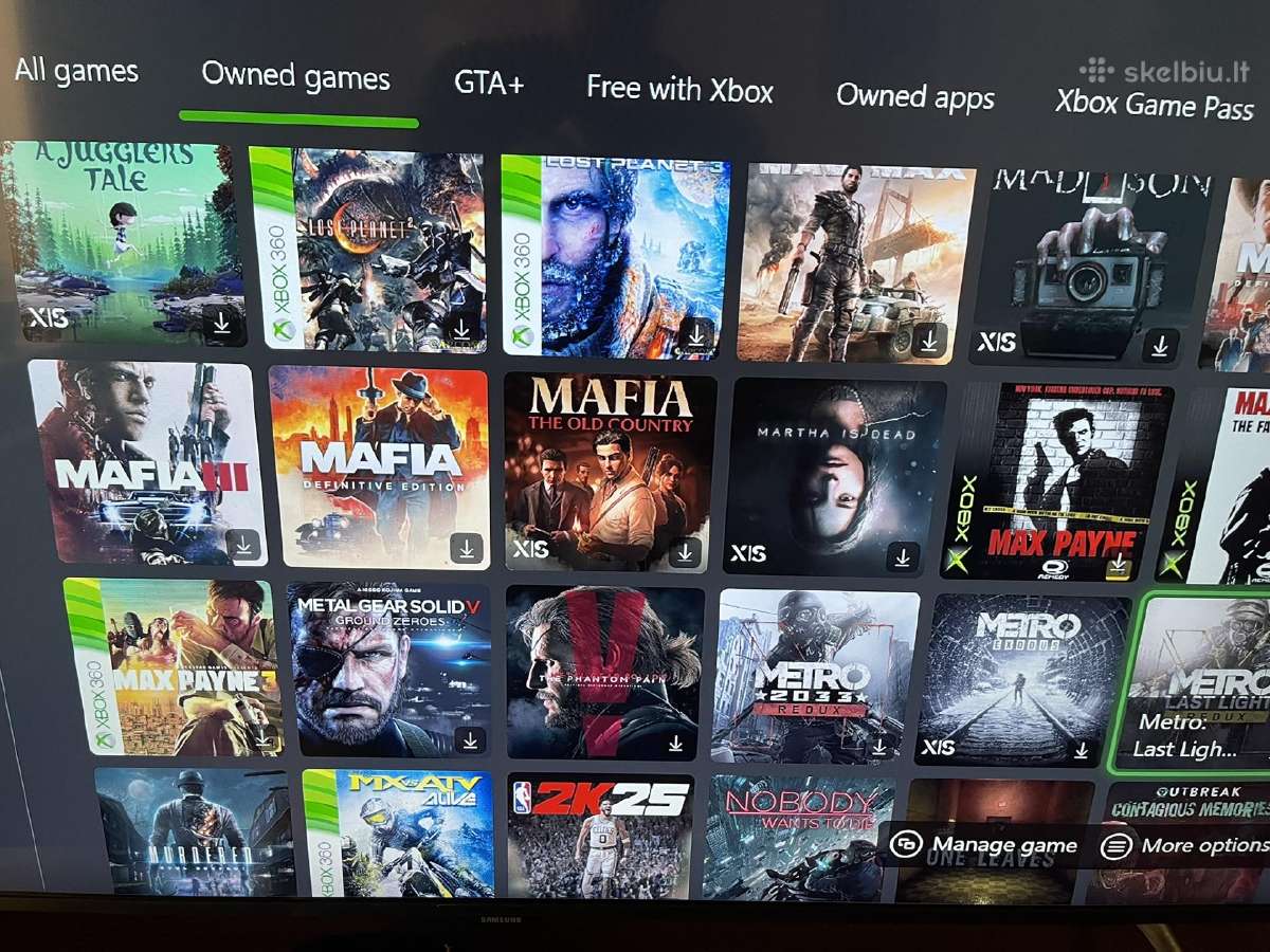 Xbox Series S su 2 pulteliais ir 200 žaidimų +Gta6 - nuotraukos Nr. 6