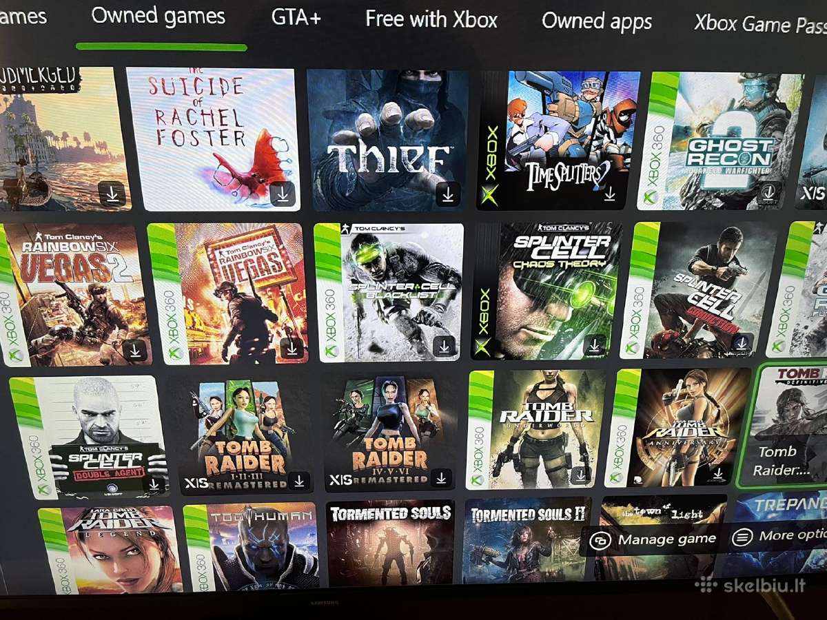 Xbox Series S su 2 pulteliais ir 200 žaidimų +Gta6 - nuotraukos Nr. 9