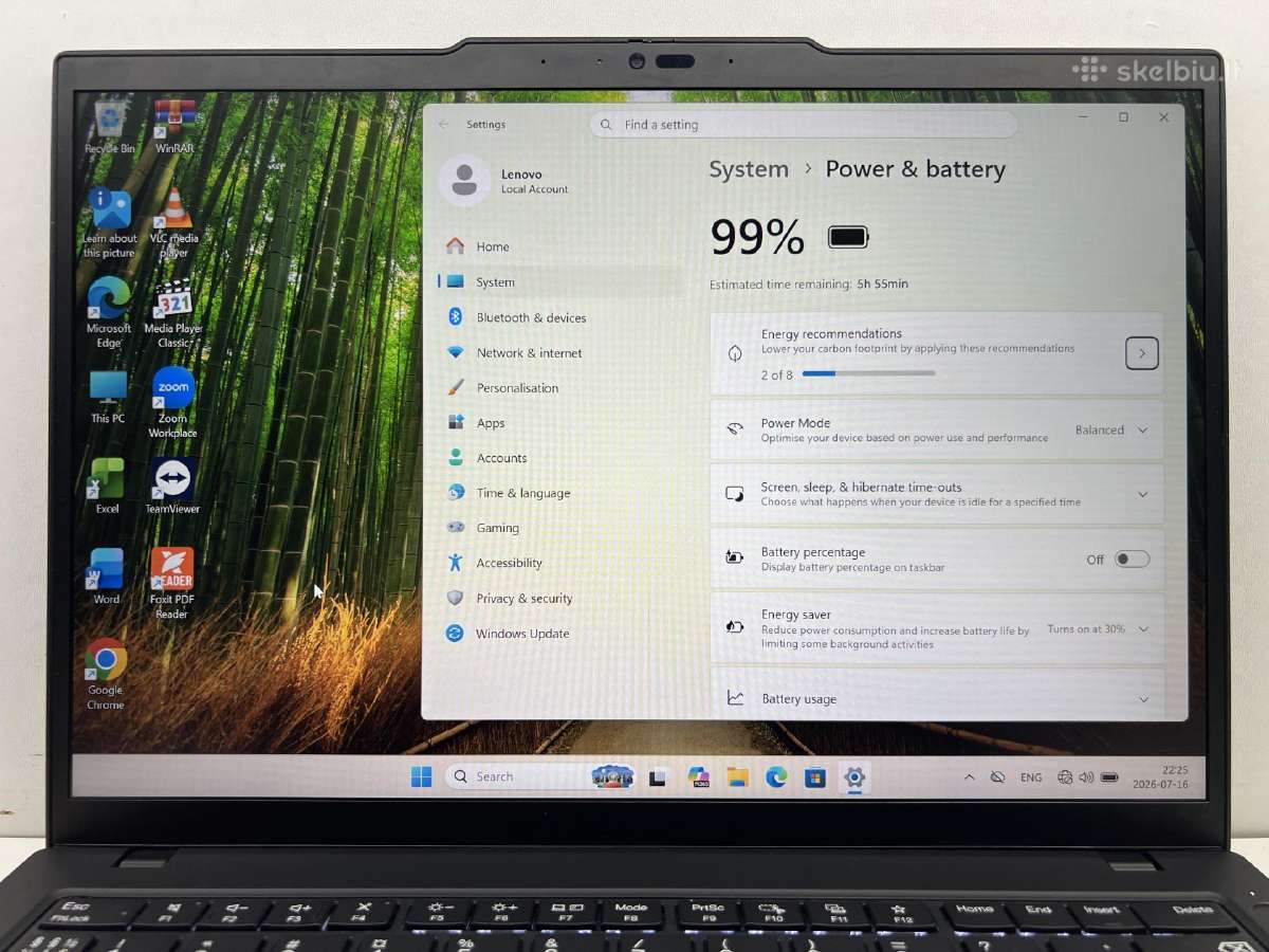 Lenovo thinkpad T14 gen 5 - nuotraukos Nr. 3