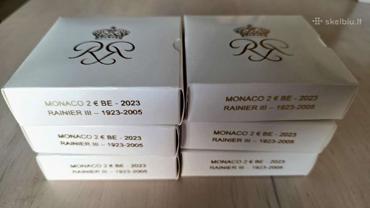Proginė 2 Eur moneta Monakas 2023 (Rainier III) - nuotraukos Nr. 5
