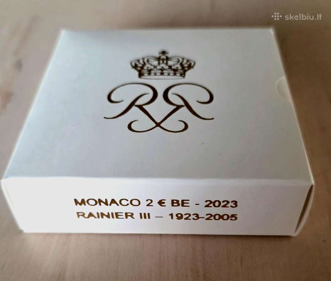 Proginė 2 Eur moneta Monakas 2023 (Rainier III) - nuotraukos Nr. 4