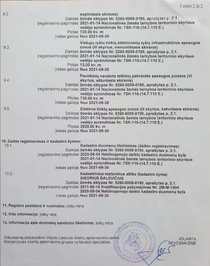 Parduodamas žemės ūkio paskirties klypas Kauno r.s - nuotraukos Nr. 4