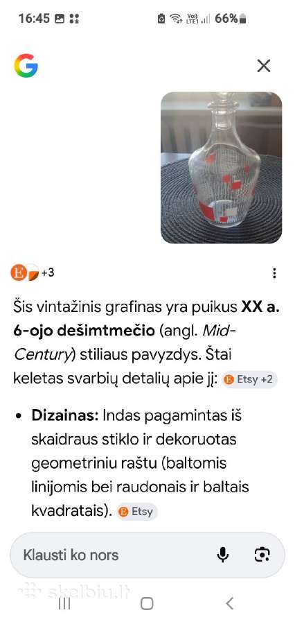 Ąsočiai,grafinai - nuotraukos Nr. 5