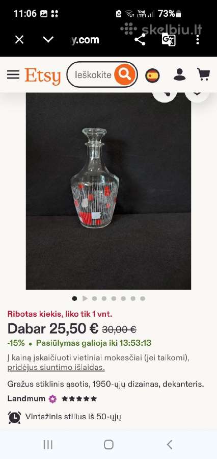 Ąsočiai,grafinai - nuotraukos Nr. 4