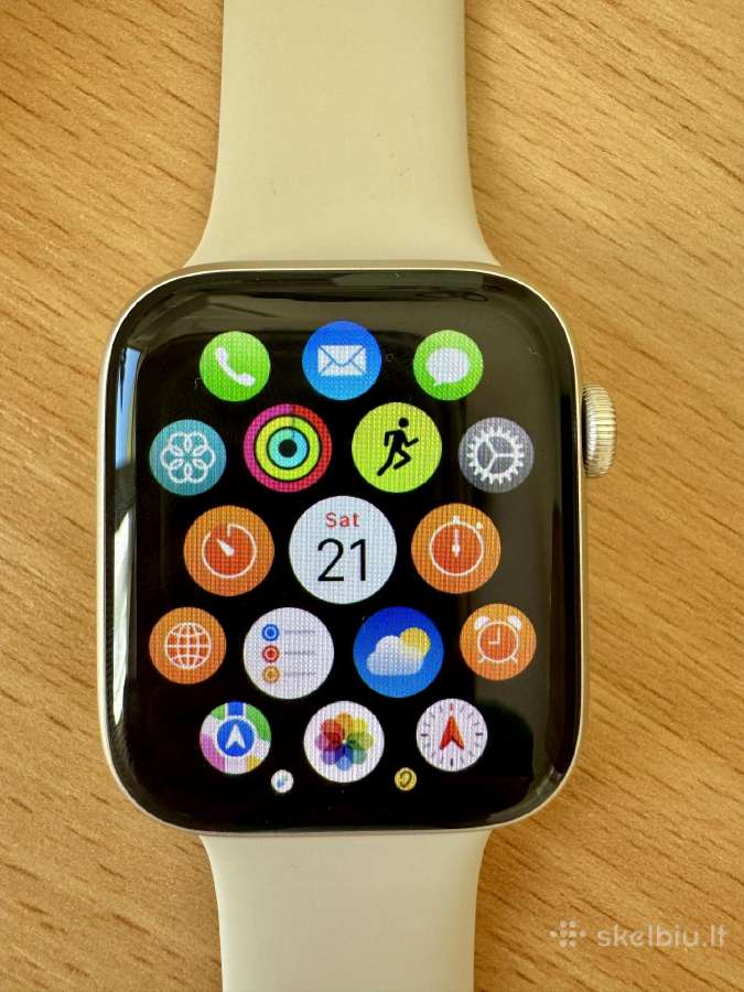 Idealios būklės Apple Watch Se 2 (baterija 100%) - nuotraukos Nr. 2