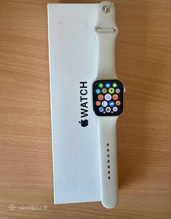 Idealios būklės Apple Watch Se 2 (baterija 100%) - nuotraukos Nr. 3