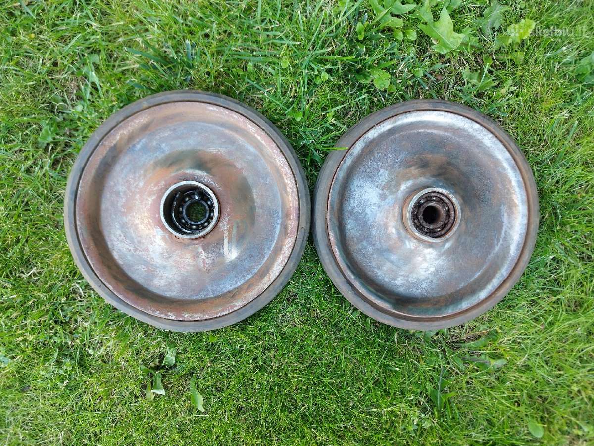 Ratukai tvirti metaliniai su guoliais dengti guma - nuotraukos Nr. 2