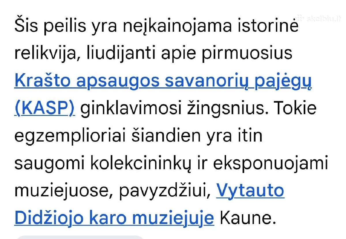 Lietuvos savanoriu peilis durklas - nuotraukos Nr. 8