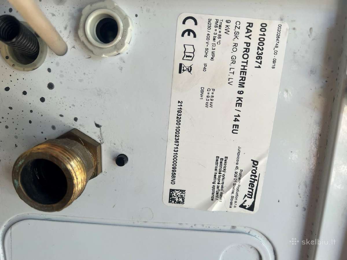 Elektrinis katilas Protherm Ray 14 Ke - nuotraukos Nr. 3