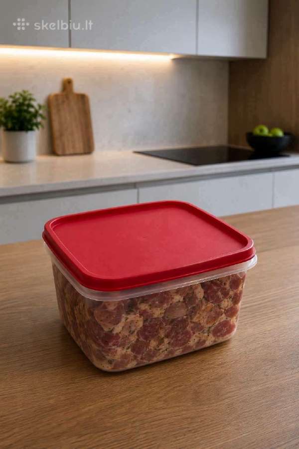 Tupperware kvadratinės dėžutės - nuotraukos Nr. 3