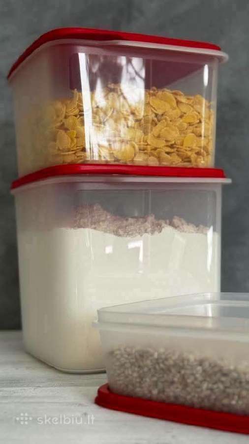 Tupperware kvadratinės dėžutės - nuotraukos Nr. 4