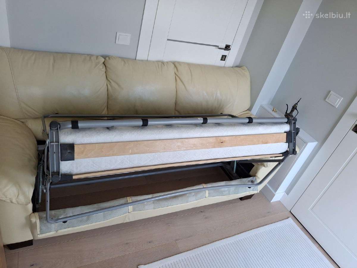 Odinė sofa / lova - nuotraukos Nr. 2