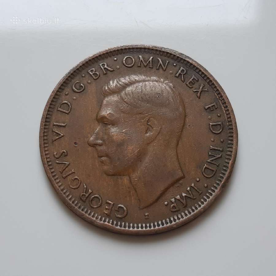 Australija 1 pensas 1942 - nuotraukos Nr. 2