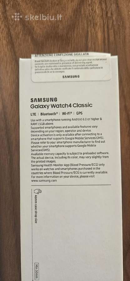 Išmanusis laikrodis Samsung Galaxy Watch 4 Classic - nuotraukos Nr. 4