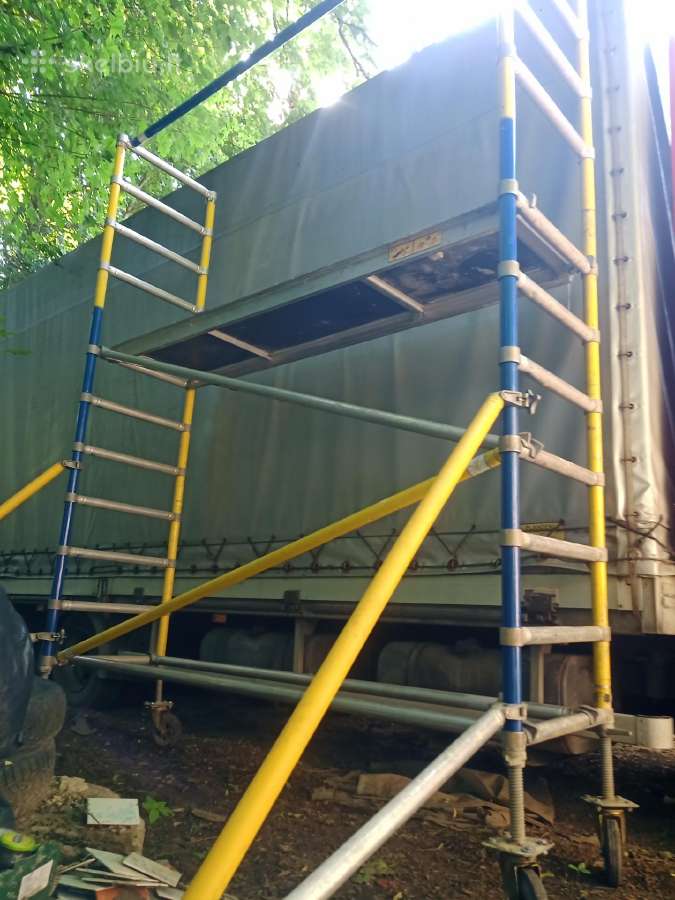 Aliuminis bokštelis su paaukštinimais 3,50 aukštis - nuotraukos Nr. 4