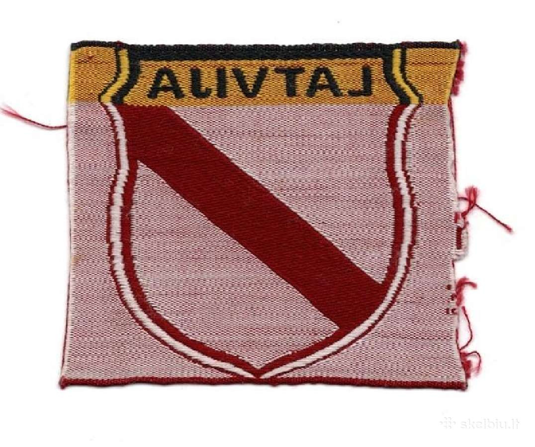 Latvių savanorių antsiuvai (skydeliai) - nuotraukos Nr. 2