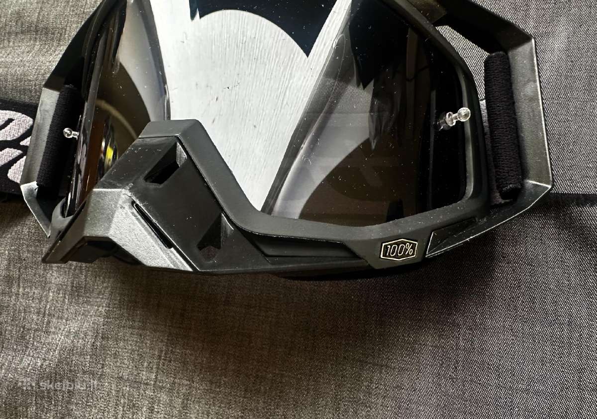 Dviračiu Akiniai Motocross MTB Dh 100% Goggles - nuotraukos Nr. 2