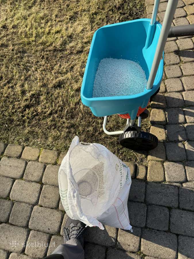 Vejos skarifikavimas, tręšimas, žolės pjovimas - nuotraukos Nr. 3