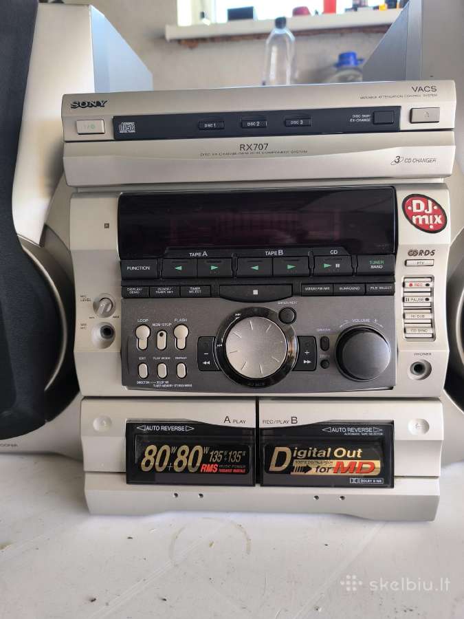 Muzikinis centras Sony Rx 707 - nuotraukos Nr. 5