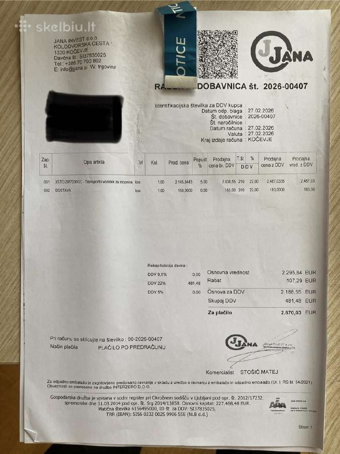 Parduodamas Naujas elektrinis laiptų kopiklis Xsto - nuotraukos Nr. 8