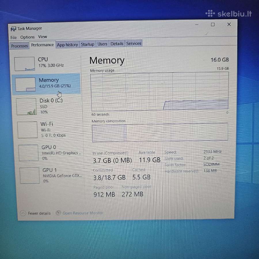 Dell Inspiron 7566 - nuotraukos Nr. 8