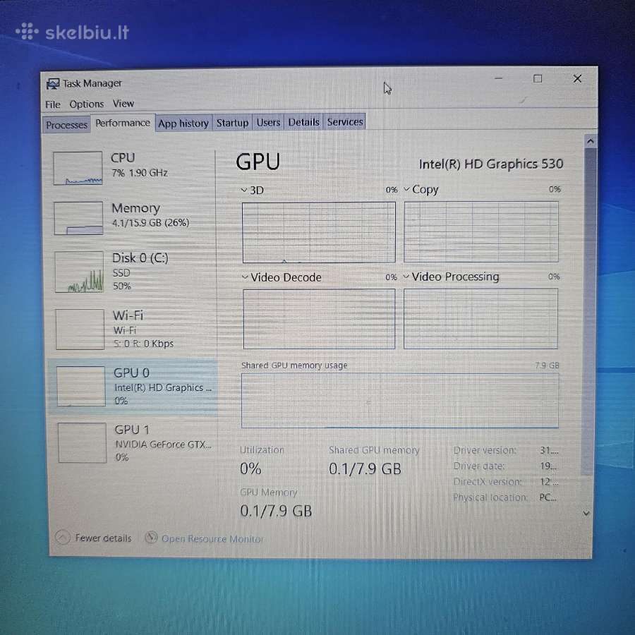 Dell Inspiron 7566 - nuotraukos Nr. 10