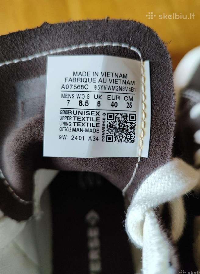 Laisvalaikio batai/ sportbačiai Converse - nuotraukos Nr. 6