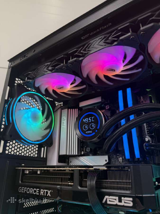 Stacionarus Žaidimų Pc Rtx 5070 Ryzen 7 7800x3d - nuotraukos Nr. 11