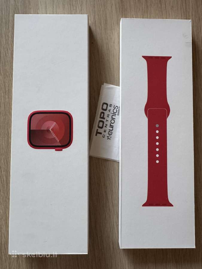 Apple Watch 9, Red Edition, 45 mm GPS+cellular - nuotraukos Nr. 4
