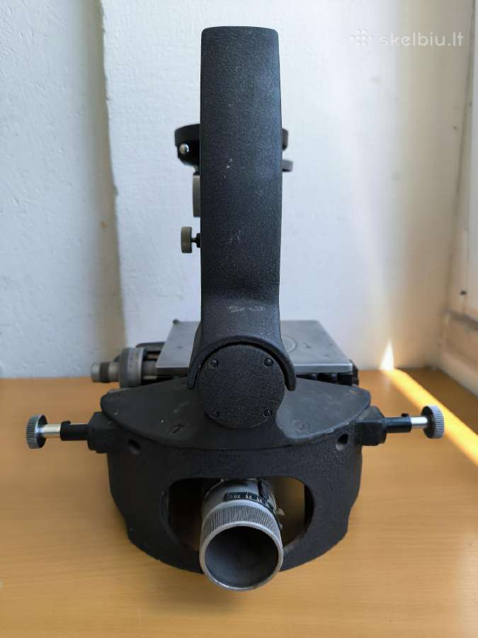 Retas 1954 m. įrankinis mikroskopas Mmi-2 su lempa - nuotraukos Nr. 3