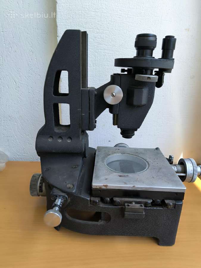 Retas 1954 m. įrankinis mikroskopas Mmi-2 su lempa - nuotraukos Nr. 5