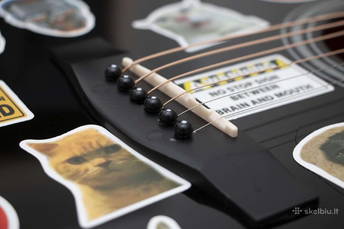 Akustinė gitara Nashville Gsd-60-bk - nuotraukos Nr. 4