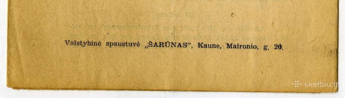 1942 Aida teatro programėlė Kaunas - nuotraukos Nr. 5