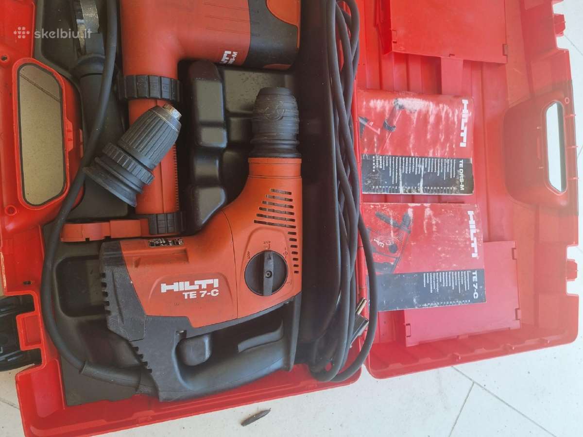 Hilti Te 7-c su siurbliu porfuratorius - nuotraukos Nr. 3