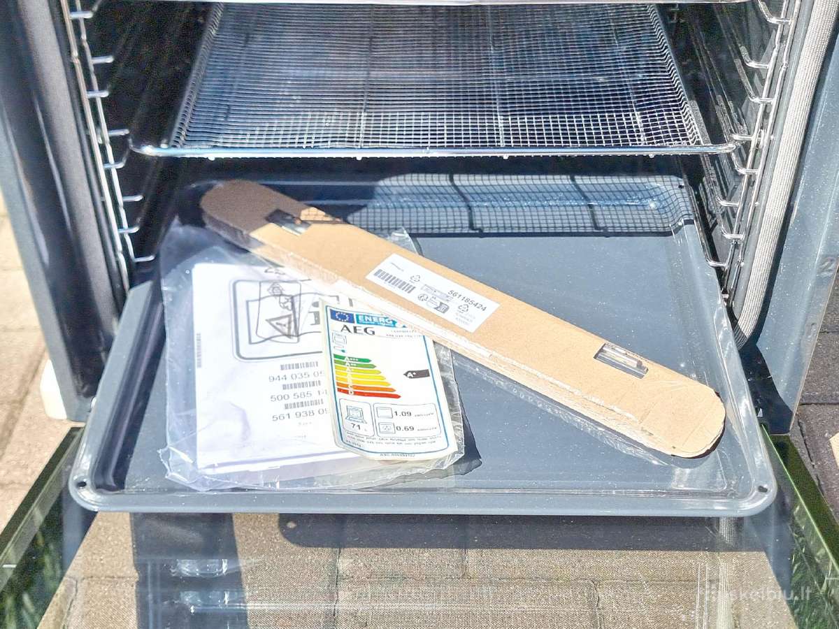 Nauja Aeg Ts6pb51zab su pirolize+ garantija - nuotraukos Nr. 18