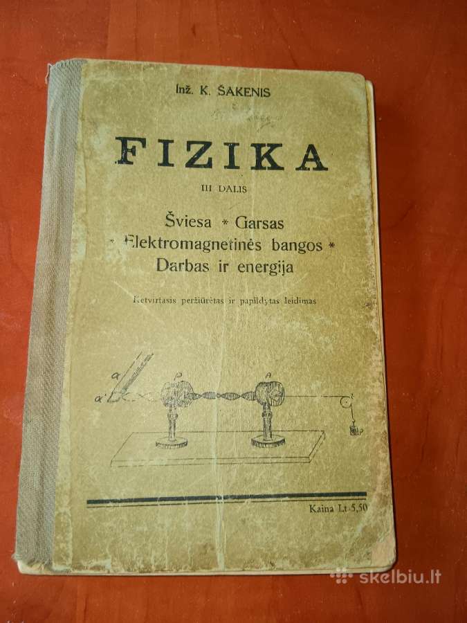 Smetonos laikų fizikos vadovėliai - nuotraukos Nr. 2
