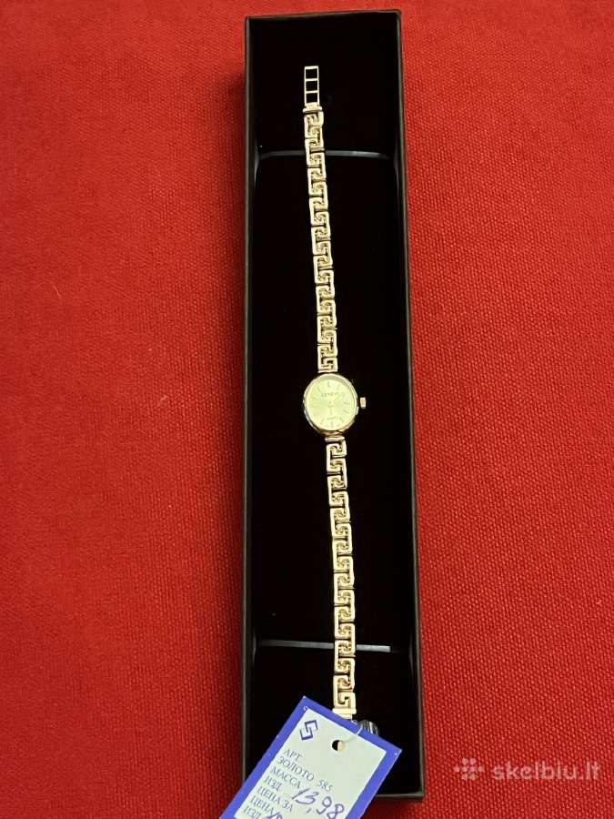 Naujas prabangus auksinis Geneve laikrodis - nuotraukos Nr. 12